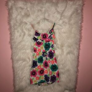 Neon Summer Flower Dress